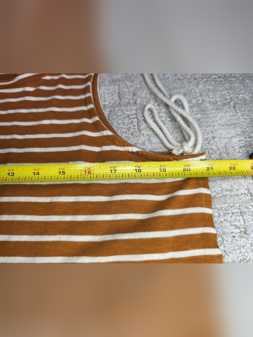 Free People Beach Sunnydaze Striped Pants & Crop Top Co-Ord Set Brown Small S - Picture 10 of 13